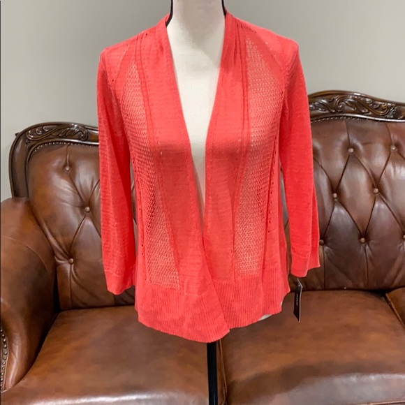 Alfani WOMEN'S MIX STITCH COZY CARDIGAN - Picture 2 of 3